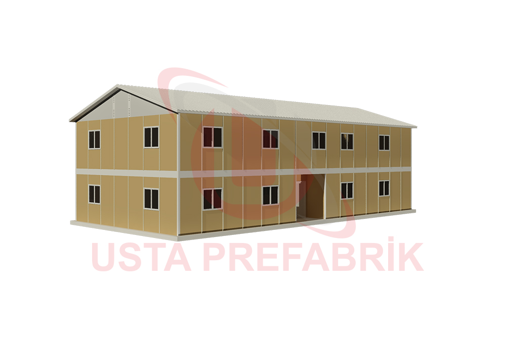 Usta Prefabrik 340m² مباني مكاتب تتكون من