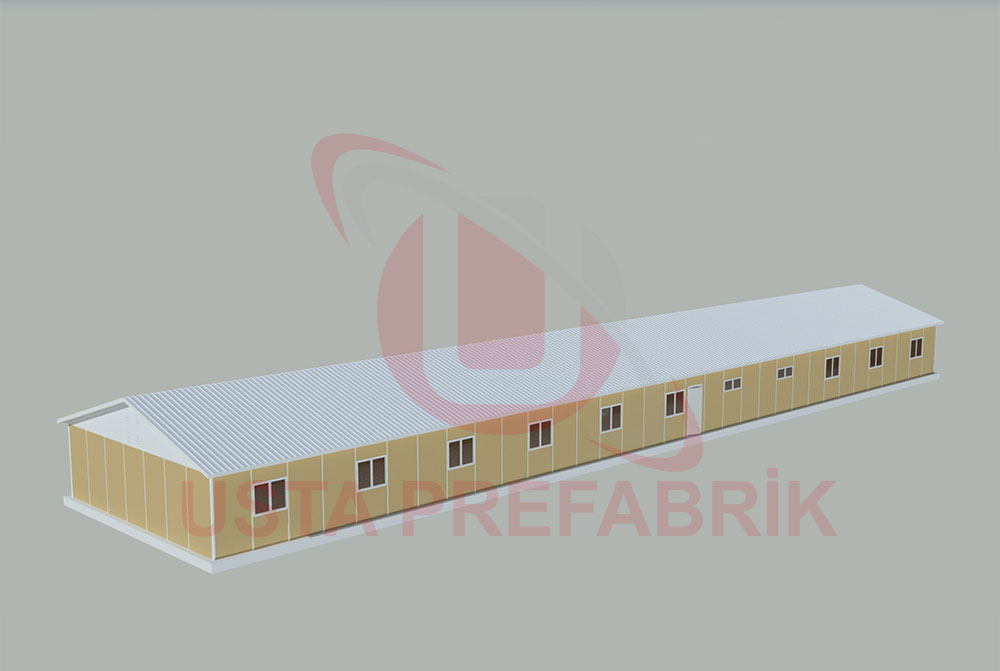 Usta Prefabrik 373 M² Yemekhane Binası