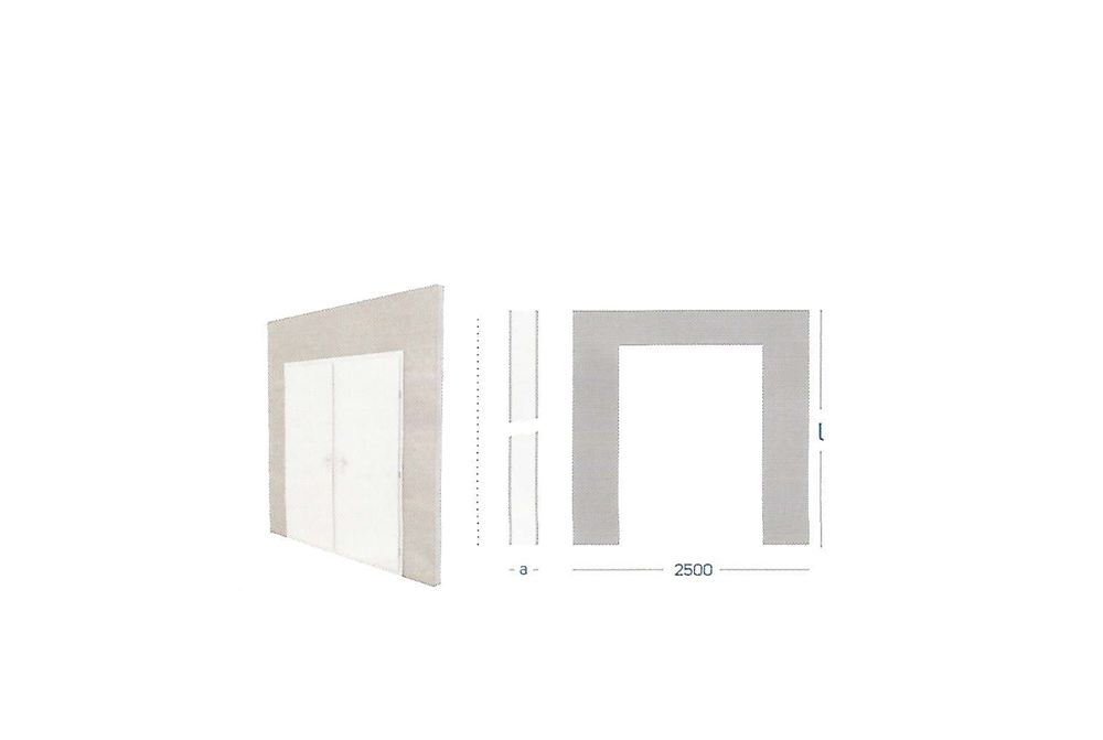 Usta Prefabrik Double Sheet Metal Door Board