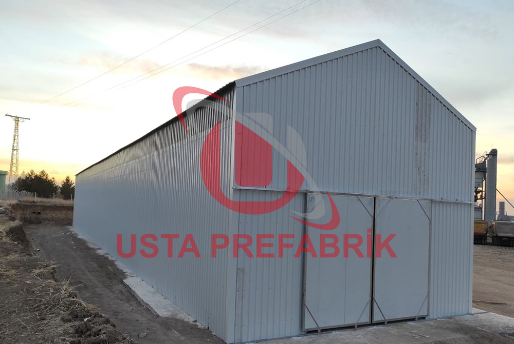 Usta Prefabrik Arakatlı Hangar 500 m² 
