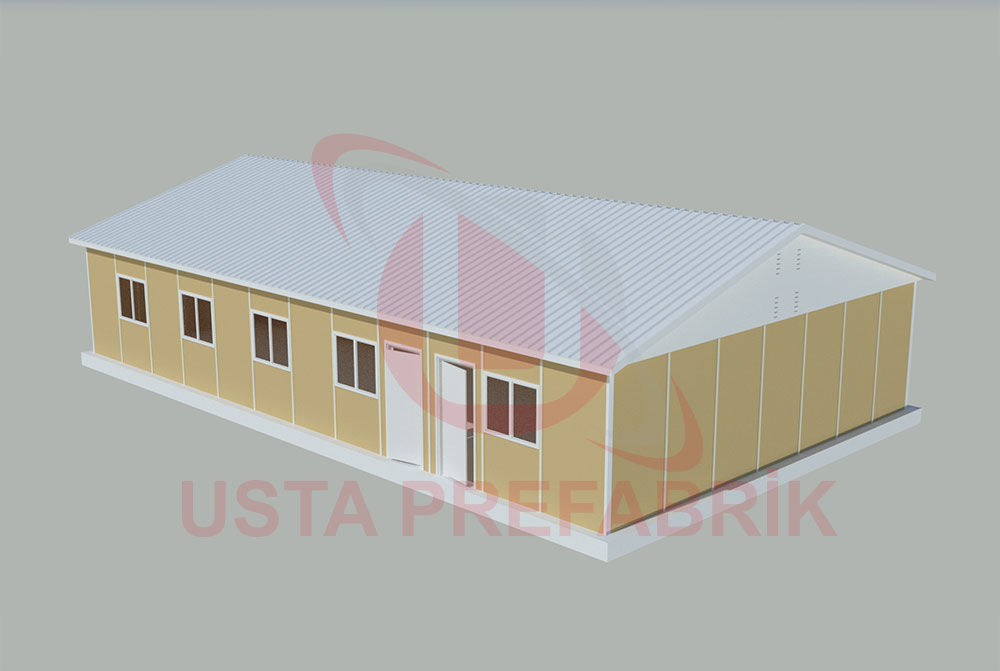 Usta Prefabrik 136 M² Dining Hall Building