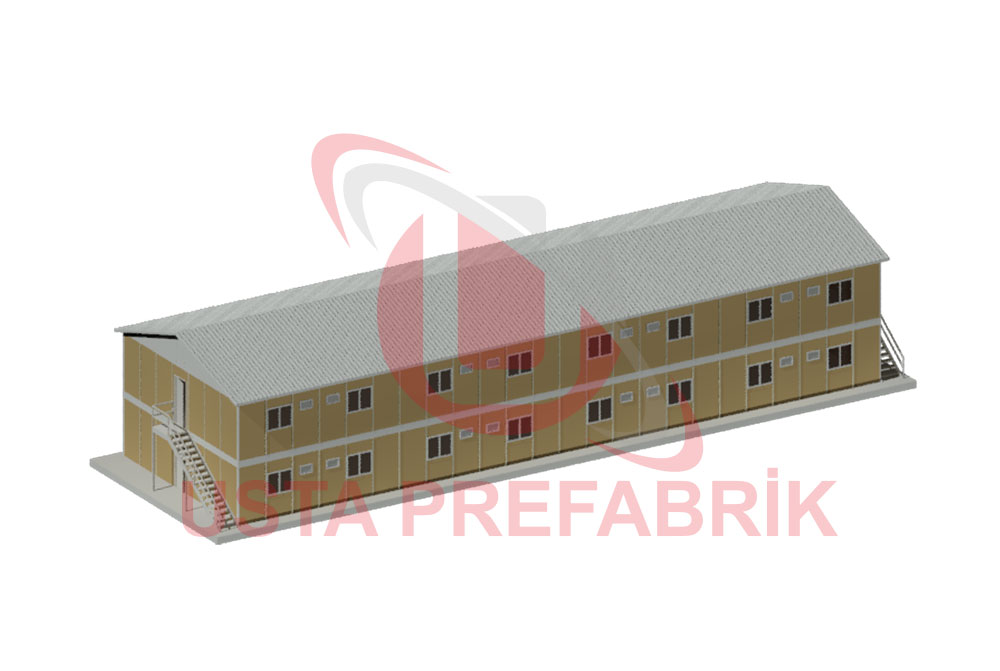 Usta Prefabrik 544 M² Engineer Dormitories