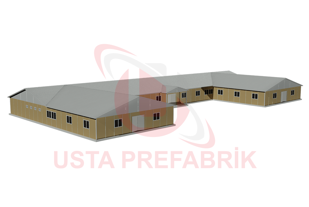 Usta Prefabrik 834M²  OFİS BİNASI