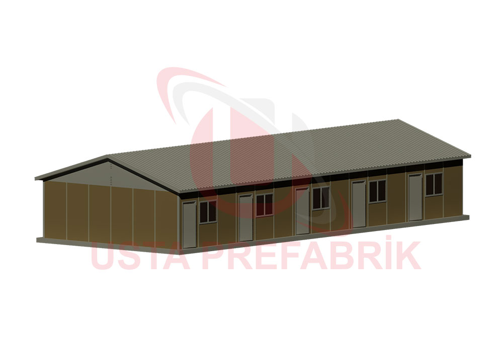 Usta Prefabrik 146 M² مباني عنابر النوم للعمال  