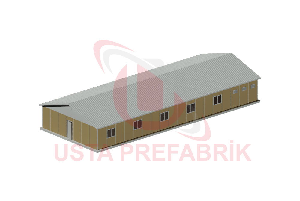 Usta Prefabrik 204 M² مباني عنابر النوم للعمال  