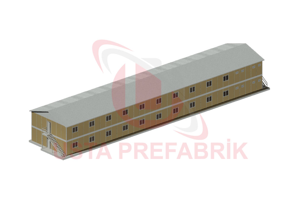 Usta Prefabrik 792 M² مباني عنابر النوم للعمال  