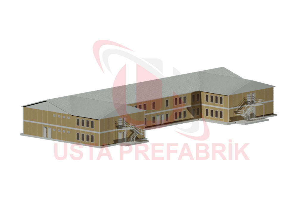 Usta Prefabrik 1630 M² مباني التعليم 