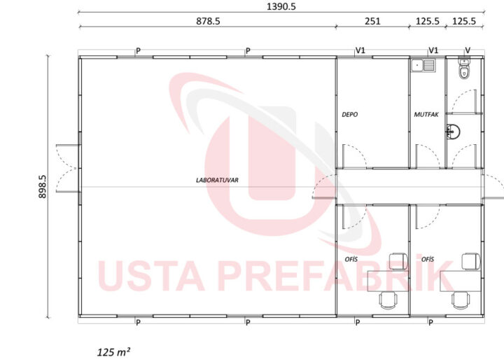 125 M² LABORATUVAR BİNASI-2